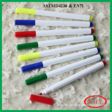 2015 Non-toxic Washable Fabric Colored Marker Pen Painting without Stain